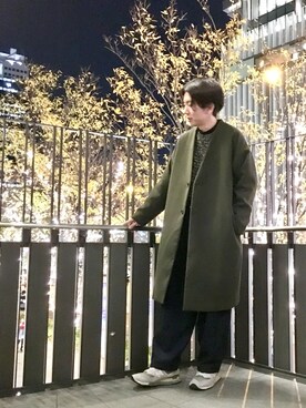 「JUNRED（ジュンレッド）のアイテム（その他アウター）」を使った、tmkさん（メンズ・168cm）の冬コーディネート