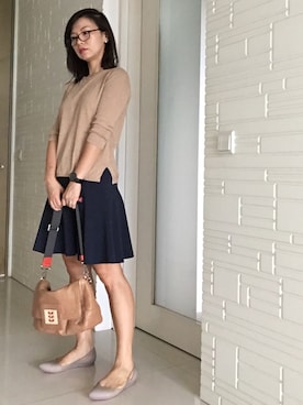 「massimo dutti」｜chalinnさん（レディース・165cm）の秋コーディネート