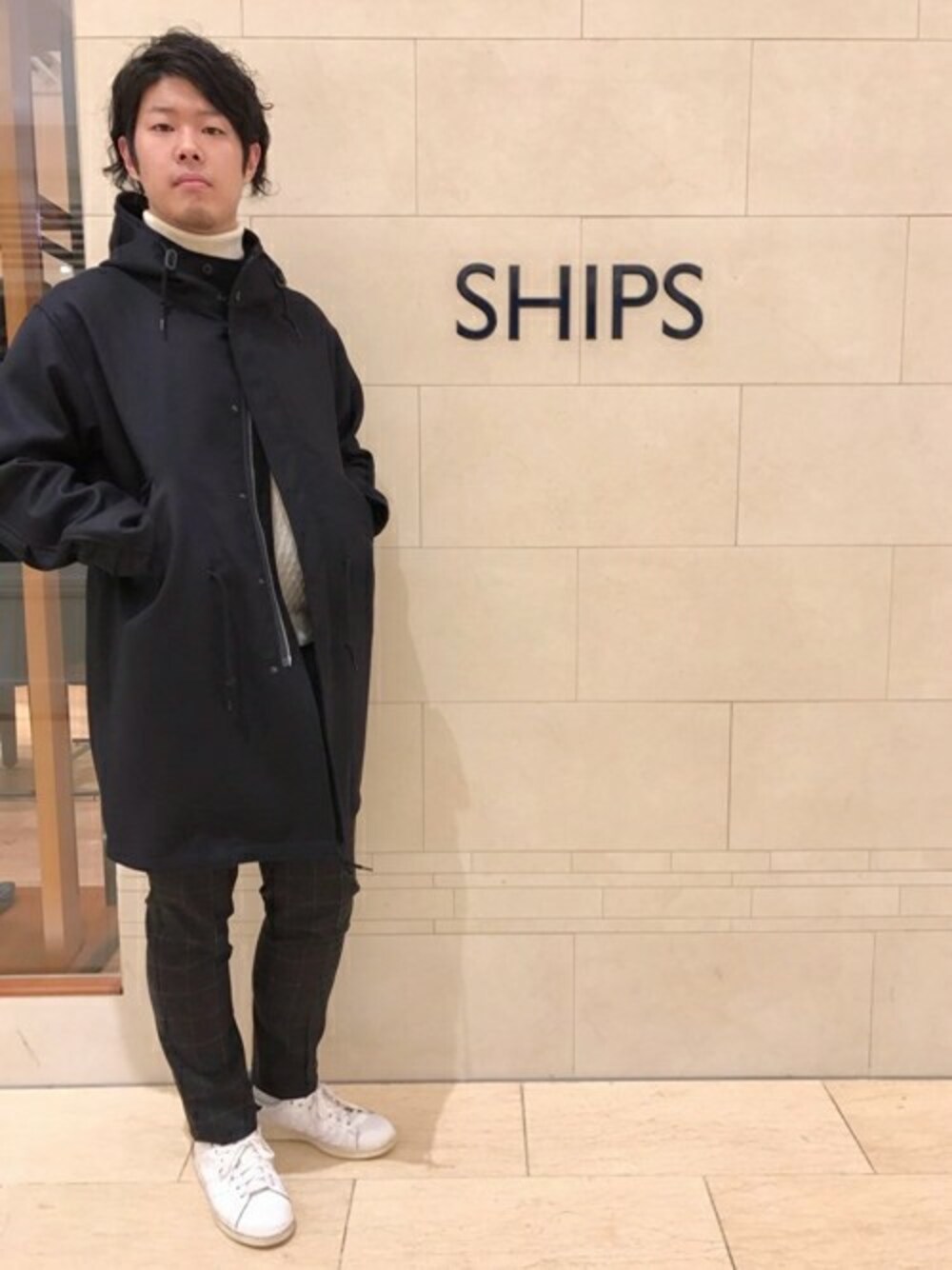 SHIPS×KAPTAIN SUNSHINE: スーパー100'S ウール モッズコート 