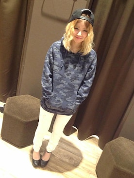 「ペアルック」｜yukiさん（レディース・158cm）の冬コーディネート