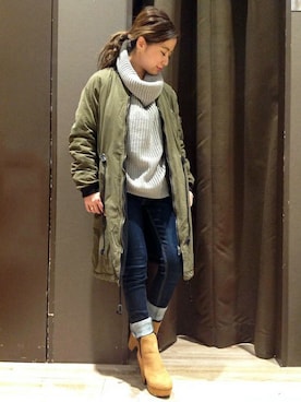 yukiさん（レディース・158cm）の冬コーディネート