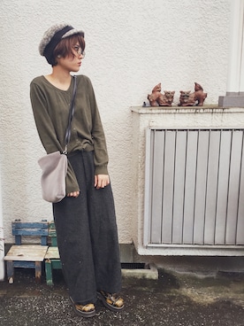 「ニットキャップ」｜キョツさん（レディース・165cm・10代）の秋コーディネート