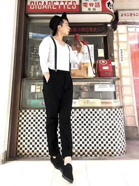「サンローランパリ」｜「アイテム（その他シューズ）」を使った、kateさん（メンズ・175cm）の夏コーディネート