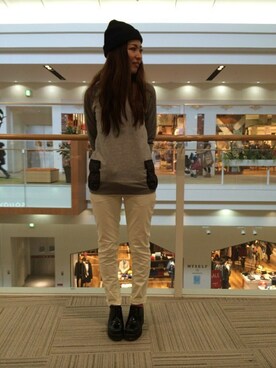 浅野ゆきさん（レディース・158cm）の冬コーディネート