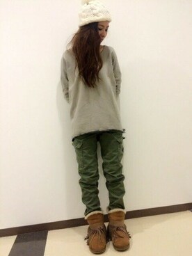 浅野ゆきさん（レディース・158cm）の冬コーディネート