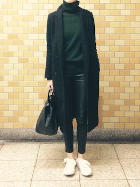 「白いスニーカー」｜「アイテム（その他アウター）」を使った、Ayaさん（レディース・172cm）の春コーディネート
