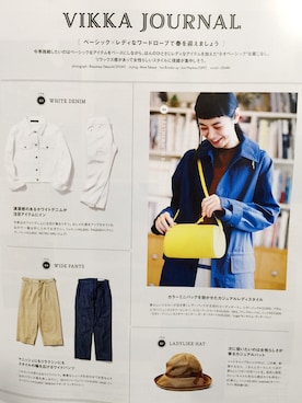 「MHL.（エムエイチエル）のアイテム（ジャケット/アウター）」を使った、IZUMI YUMENOさん（レディース・161cm）の春コーディネート