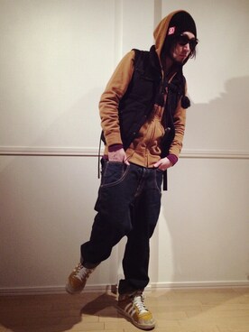 max222さん（メンズ・167cm）の冬コーディネート