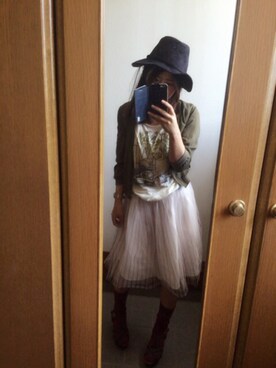 「ANOTHER BRANCH（アナザーブランチ）のアイテム（ブルゾン）」を使った、ach.さん（レディース・155cm）の秋コーディネート