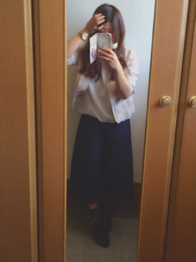 「ANOTHER BRANCH（アナザーブランチ）のアイテム（トップス）」を使った、ach.さん（レディース・155cm）の春コーディネート
