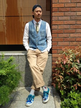 Junichiさん（メンズ・179cm）の春コーディネート