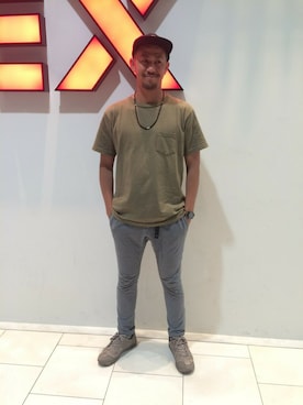 「USA」｜Junichiさん（メンズ・179cm）の夏コーディネート