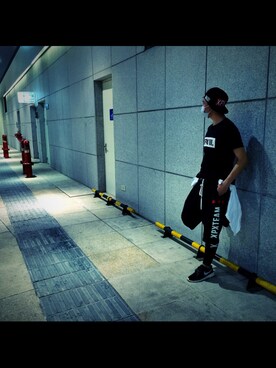 「XPXのアイテム」を使った、fanchanyauさん（メンズ・178cm）の秋コーディネート