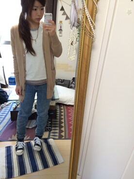 「CONTRAIL（コントレイル）のアイテム」を使った、✧✦✴︎®ℛ﻿ℹ︎sa✴︎✦✧さん（レディース・154cm）の秋コーディネート