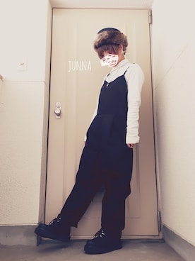 「カオリノモリ」｜「アイテム（その他アウター）」を使った、ｊｕｎｎａｎ🐈さん（レディース・146cm）の冬コーディネート