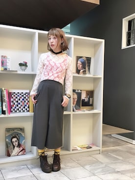 がま子さん（レディース・154cm）の秋コーディネート