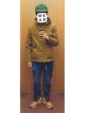 HFさん（メンズ・177cm）の春コーディネート