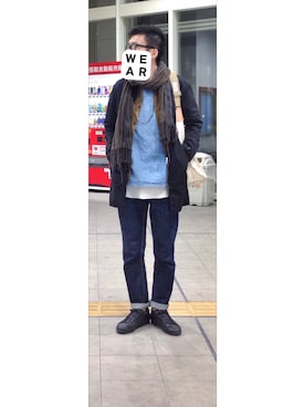 HFさん（メンズ・177cm）の春コーディネート