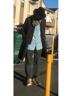 HFさん(メンズ・177cm)の冬コーディネート