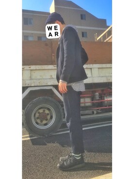 HFさん（メンズ・177cm）の春コーディネート