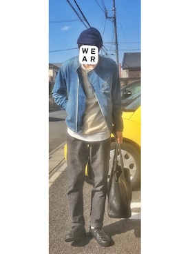 HFさん（メンズ・177cm）の春コーディネート