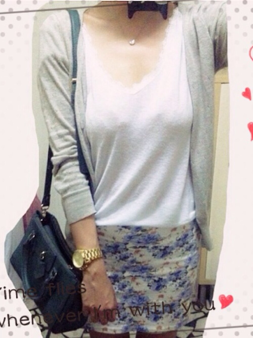 「Joyce Shop」｜「網拍のアイテム（Tシャツ/カットソー、ホワイト系）」を使った、mini.instaさん（レディース・160cm）の夏コーディネートの1枚目の写真
