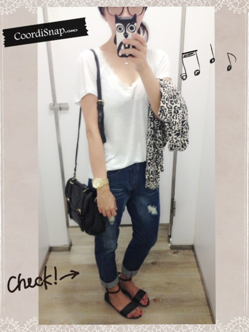 「boyish、asos、MichaelKors、lovfee、H&M」｜「H&Mのアイテム（ブルゾン、その他）」を使った、mini.instaさん（レディース・160cm）の夏コーディネートの1枚目の写真