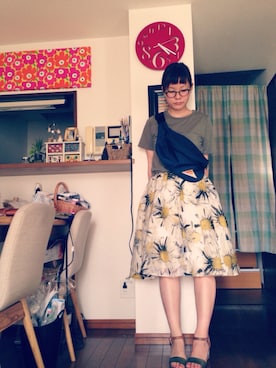 pecoさん（レディース・156cm）の夏コーディネート