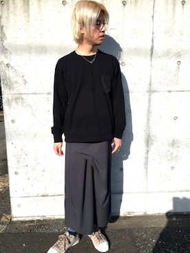 「CABANE de ZUCCa（カバンドズッカ）のアイテム（スニーカー）」を使った、しんさん（メンズ・173cm）の秋コーディネート