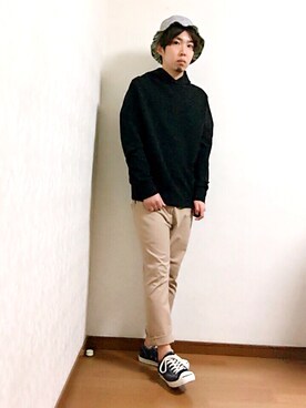 「JULIAN DAVID（ジュリアン デイヴィッド）のアイテム」を使った、クロメさん（メンズ・165cm）の冬コーディネート