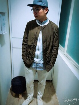 JeffCさん（メンズ・180cm）の冬コーディネート