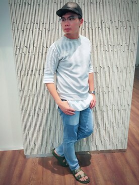 JeffCさん（メンズ・180cm）の夏コーディネート