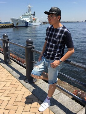 JeffCさん（メンズ・180cm）の夏コーディネート