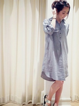 「春ワンピ」｜plage名古屋店さん（レディース・158cm）の春コーディネート