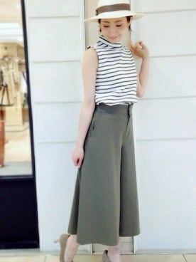 「hat」｜plage名古屋店さん（レディース・158cm）の春コーディネート