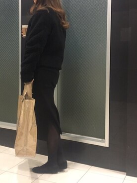 「mode」｜「アイテム（ブルゾン）」を使った、zukki-☆さん（レディース・152cm）の冬コーディネート