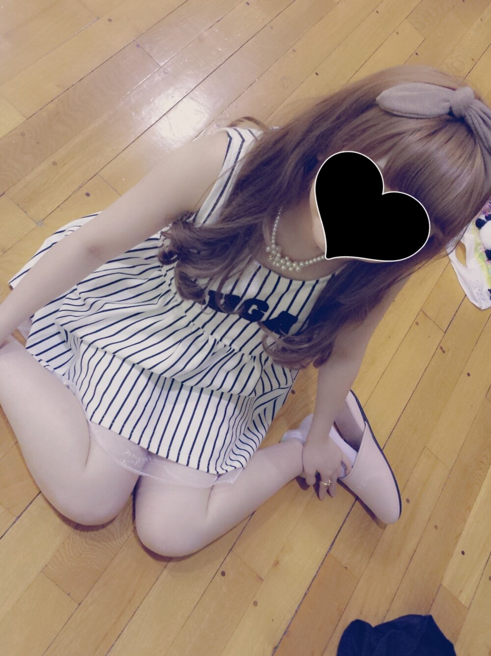 「onespoのアイテム（ワンピース、ホワイト系）」を使った、❁Ｓa☺R❣Ñ❁さん（レディース・146cm）の夏コーディネートの1枚目の写真