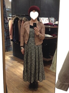 「MAJESTIC LEGON（マジェスティックレゴン）のアイテム（ワンピース/ドレス）」を使った、ひろみさん（メンズ・171cm）の秋コーディネート