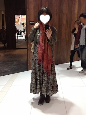 「MAJESTIC LEGON（マジェスティックレゴン）のアイテム（ワンピース/ドレス）」を使った、ひろみさん（メンズ・171cm）の秋コーディネート