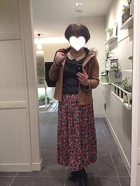 「アイテム（ダッフルコート）」を使った、ひろみさん（メンズ・171cm）の冬コーディネート