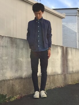 かずちきさん（メンズ・173cm）の秋コーディネート