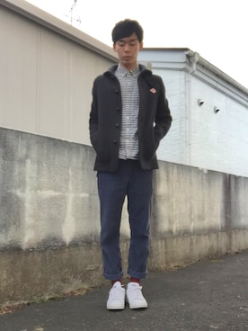 かずちきさん（メンズ・173cm）の冬コーディネート