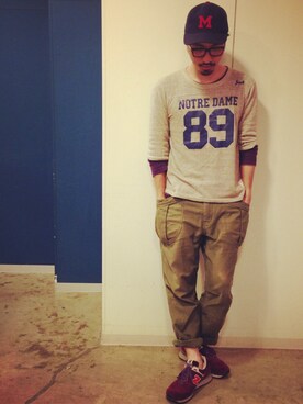 林 星児さん（メンズ・174cm）の秋コーディネート