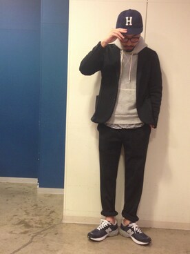 林 星児さん（メンズ・174cm）の冬コーディネート