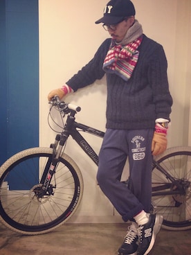 林 星児さん（メンズ・174cm）の冬コーディネート