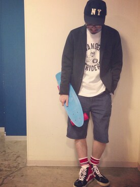 林 星児さん（メンズ・174cm）の冬コーディネート