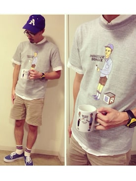 林 星児さん（メンズ・174cm）の春コーディネート