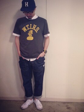 林 星児さん（メンズ・174cm）の春コーディネート