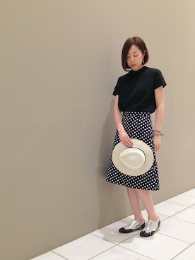 「ハイネックトップス」｜ritz.さん（レディース・162cm）の春コーディネート