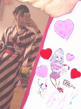 「LARME（ラルム）のアイテム」を使った、あいねさん（レディース・158cm）の夏コーディネート